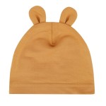 Bambusowa czapeczka 3-12 miesięcy -  Musztarda , Samiboo