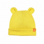 Czapka Puchatka gruba Benni XS, 0-2m miodowy