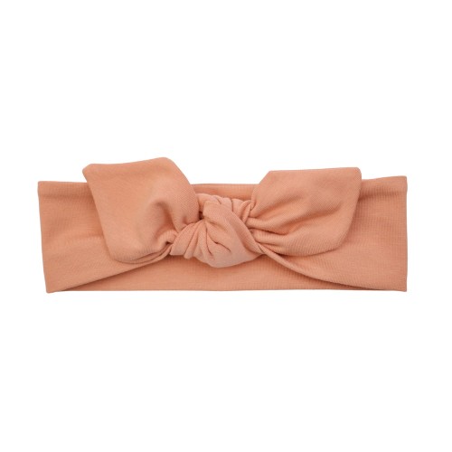 opaska dla dzieci apricot , opaska z kokardą , opaska ul&ka apricot