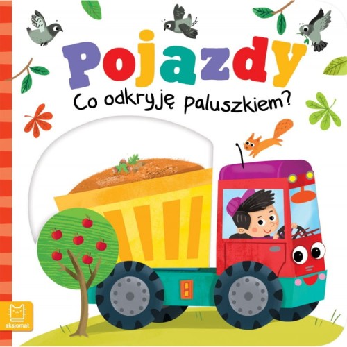 pojazdy co odkryje paluszkiem aksjomat książeczka z ruchomymi elementami