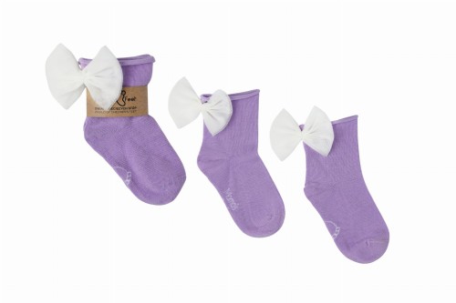 Fioletowe skarpetki Flora Dzwoneczek Mama's Feet