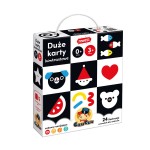 CzuCzu Duże karty kontrastowe 0-3m+