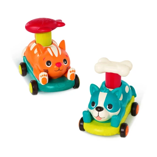 BX2419 zestaw 2 autek PawMobiles B.Toys.webp